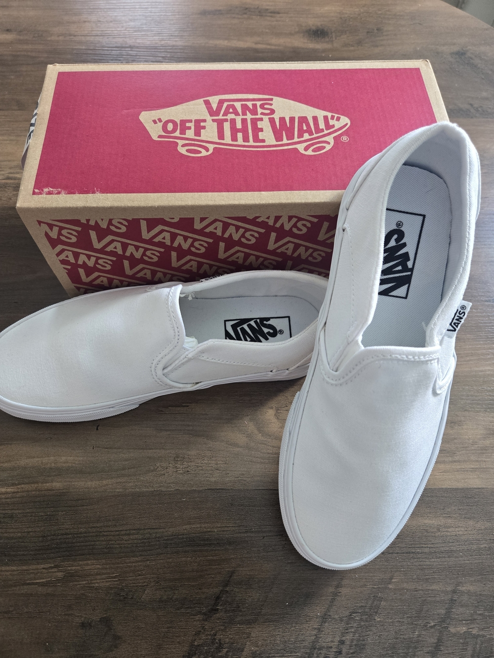 Vans Slip-On Canvas Men's Shoes - White